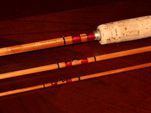 Restored Bamboo Fly Rod Name