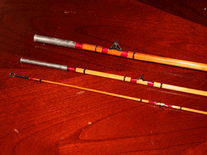 Restored Bamboo Fly Rod - Tips
